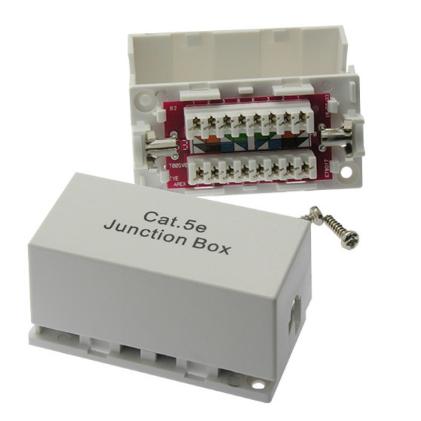 Bestlink Netware CAT5e Junction Box, 110 Punch Down Type, PK 100 102006WT-100